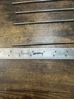 Vintage Shell Top Cocktail Swizzle Sticks Lot Of 6 Metal Drink Stirrers