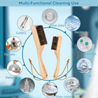 2pcs Horsehair Silver Brush Set     Jewelry   Silverware Cleaning Detailing Tools
