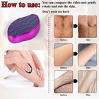 Upgraded Striped Nano Glass Hair Removal Exfoliation Tool Reusable Waterproof