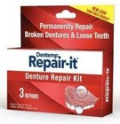 Dentemp Repair-it Denture Repair Kit - For Three Repairs  pack Of 2 Boxes 