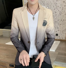 Men Formal  Work Blazer Jacket Business Button Slim Fit Casual Suit Coat Tops