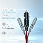 Replacement 12v Cigarette Lighter Male Plug  Anti-slip Spring  15a Fuse