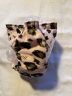 Female Dog Puppy Pet Diaper Washable Pant Sanitary Underwear Gold Leopard  Xs