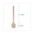 Boardwalk 4320 20  Long Polypropylene Fill Handle Utility Brush - Tan New