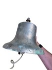 Antique 8  Brass Fire Truck Bell Ellery Vol Fd Volunteer Fire Department 1920s