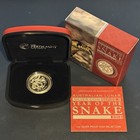 2013 Snake  proof Australian Lunar Series Ii 1 Oz Silver Coin High Relief Coa Box