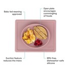 Silicone Tiny Plate Blush 6 Months  Suction Placemat Baby Dish Infants