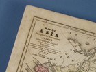 Antique 1839 Hand-colored Map Of Asia  China  Stiles  Sherman   Smith