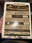 Vintage Lucky Eight Belt Book Leather Carving Patterns Instructions 