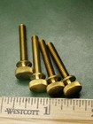 8-32-1  Lot Of 4 Brass Thumb Screws