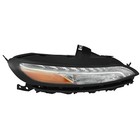 Passenger Rh Headlight Fit 2014-2018 Jeep Cherokee Halogen W  Led Drl Clear Lens