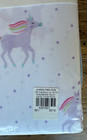 New With Tags Pottery Barn Kids Unicorn Rainbow Twin Organic Sheet Set  Lavender