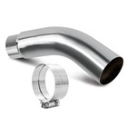 4 6in Exhaust Pipe diesel Exhaust Elbow 4 In Inlet 6in Outlet With1  Clamp