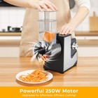 Stainless Steel Electric Cheese Grater Vegetable Fruits Chopper Shredder Slicer
