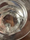 Vintage Glass Apothecary Candy Jar Medical Use Small Lid cover top Base
