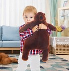 Snowolf Djungelskog Bear Giant Simulation Bear Toy Stuffed Animal Plush Doll Hug
