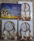 New  Lot Of 4 Dreamcatchers Lakota Sioux Native American Free Shipping 
