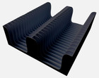 Black Minidisc Tray  holds 40 Discs In Cases  Storage holder stand rack box