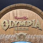 Vintage 80 s Olympia Beer Barrel Style Plastic Sign Man Cave Decor 19 