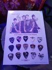Avenged Sevenfold Limited To 100 Framed Gold 15 Plectrums Guitar Pick Display