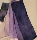 Purple 24 Pieces Dyed Wool 3 Swatches   Misc Rug Hooking Applique Crafts    n 