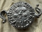 Don Drumm Art Studio Sun Celestial Face Vintage Brutalist Casserole Dish