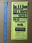 1992 Eric B   Rakim Positive Knice   Smooth Kid Capri Nyc Rap Show Flyer Hip Hop