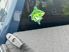 Nitrox Dive Flag Colors Shark Decal Sticker Scuba Diving Diver Down Landshark