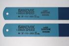 2 Nos Sandvik Hss Power Hacksaw Blades  17  X 1-1 2  X  062  10tpi  Sweden