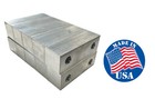 5 Sets 6 X 2 X 2 Machinable Aluminum Vise Soft Jaws For Kurt 6  Vise 6x2x2 Haas 