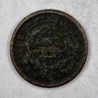 1847 Coronet Head Large Cent - Type Coin - Circulated - Free Shipping 