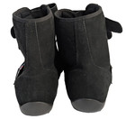 Men s Size 12 Simpson Racing Shoes Suede Hightop Black Gran Turismo Patches