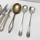 Vintage Mixed Lot Of 9 Silverplate Serving Pieces Reed   Barton Sheffield Etc