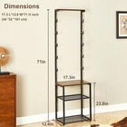 Rifle Gun Rack Wall Display Stand Storage Organizer Holder Holds Up 5 Guns