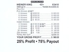 Pull Tickets - Chip Tickets  - Pick Board - Weiner King