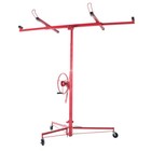 Drywall Panel Lifter Hoist Jack Lifter Jack Rolling Caster Panel Hoist 11ft Red