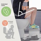 Squatting Toilet Stool  7 Inch Non-slip Foot Rest For Bathroom
