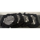 Waterproof Seat Covers For Dining Room And Kitchen Chairs Black Jacquard 4 Pc