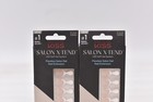 Lot Of 2 Kiss Salon X-tend Sxd02 Short Nails - 30 Nails