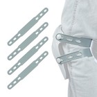 Set Of 4 Grey Rubber Straps For Knee Pads - Replacement Straps For Knee Pads