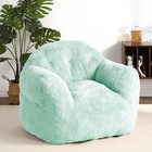 Big Bean Bag Chair With For Adults Oversized Comfy Floor Sofa Green Armrests
