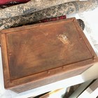 Rare Antique Heavy Iron Banker   Stagecoach   Railroad Strong Box Safe - Metzgar