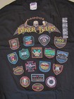 Famous Biker Bars T-shirt Medium 36  Chest Nos Usa Screen Print 1990 s