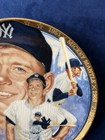 1992 Legendary Mickey Mantle Hamilton Mint Collection Plate W certificate Nib