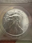 2017-w  burnished  Silver Eagle Anacs Sp70 First Strike  703 Of 2498