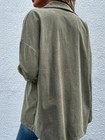 Women s Autumn Loose Solid Color Retro Lapel Jacket Coat