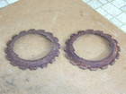 2 Vintage John Deere Cast Iron Planter Plates H2044-b - Set Of 2 Corn Seed Bean