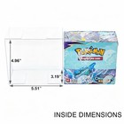 10pcs Pokemon Booster Box Protector Plastic Plastic Display Case Protector Pet