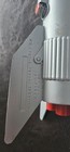 Vtg 1957 Astro Mfg Rocket Space Ship Mechanical Coin Bank Berzac  Working W  Key