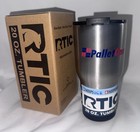 Rtic Tumbler Silver Stainless Steel Insulated Travel Mug Cup 20 Oz Flip Lid Nib
